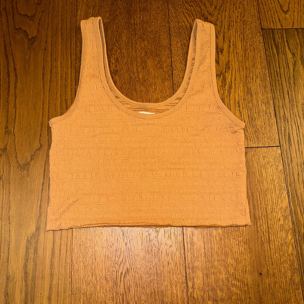 American Eagle Outfitters Orange Crop Top